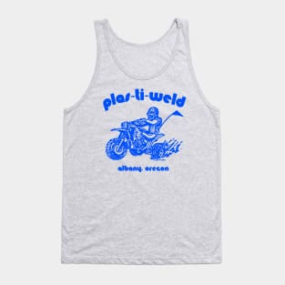 Plas-Ti-Weld the fender mender in blue Tank Top